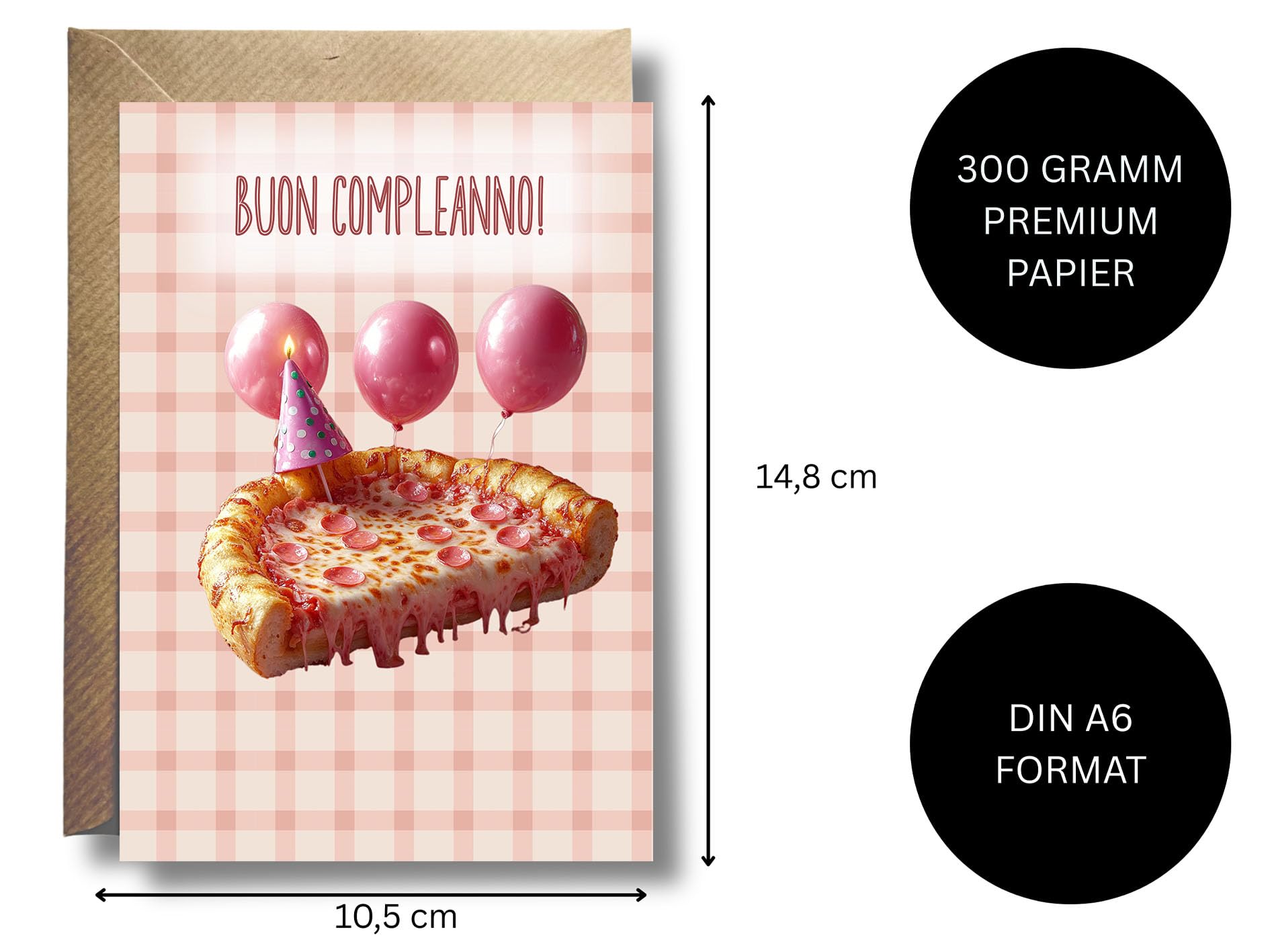 Lámina fotográfica for Sale con la obra «Buon Compleanno, feliz cumpleaños en italiano (Biglietto di auguri) velas de cumpleaños italiano» de Pommallina