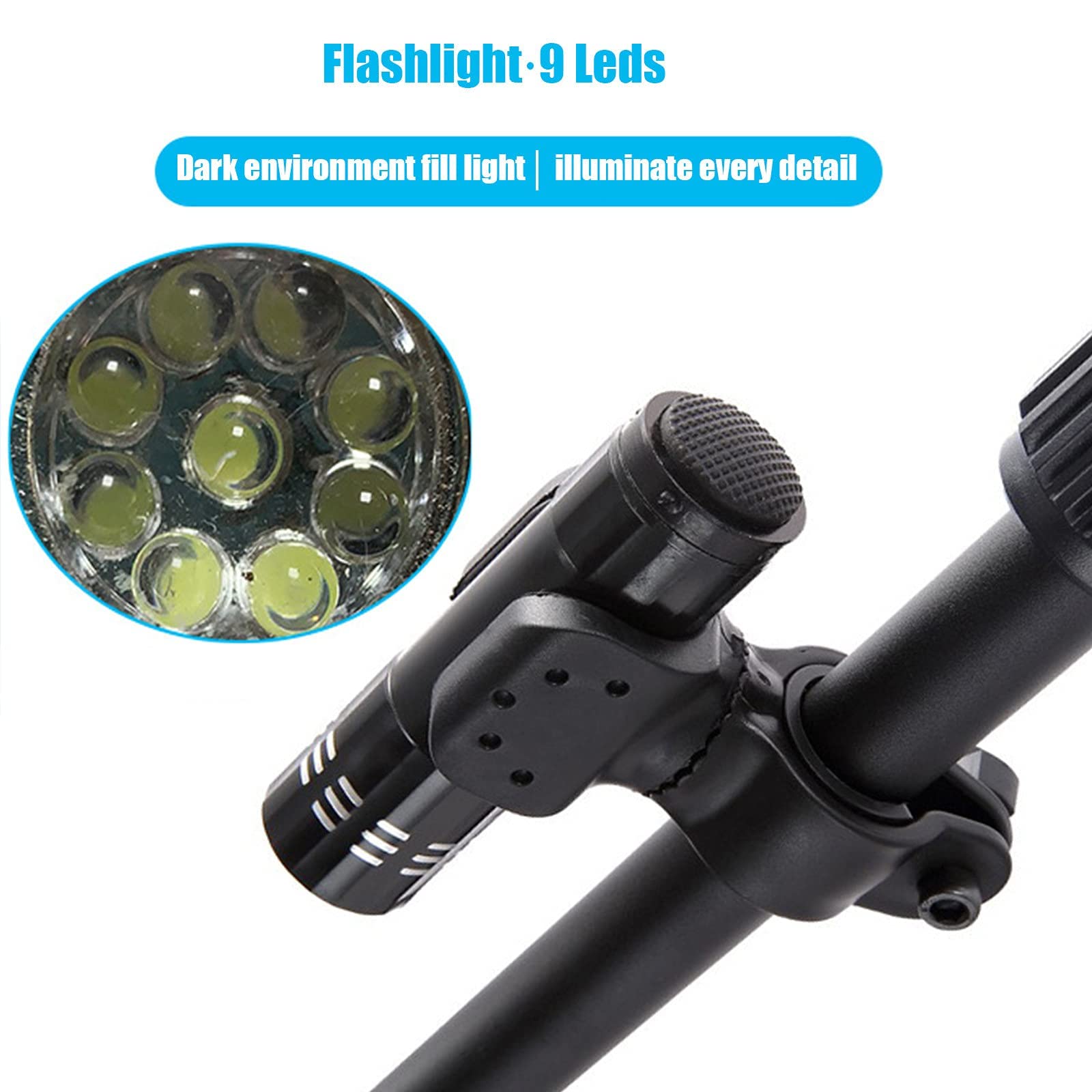 Espejo De Inspección De Bajos De Vehículos, Espejo De Seguridad Telescópico con Ruedas Y Luz Led, Equipo Visual para Vehículos para Talleres Mecánicos, Mecánicos E I