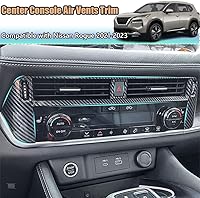 Vista 2 de Kakash Accesorios interiores personalizados para Nissan Rogue 2021 2022 2023, cubierta de salida de aire acondicionado ABS, cubierta de marco