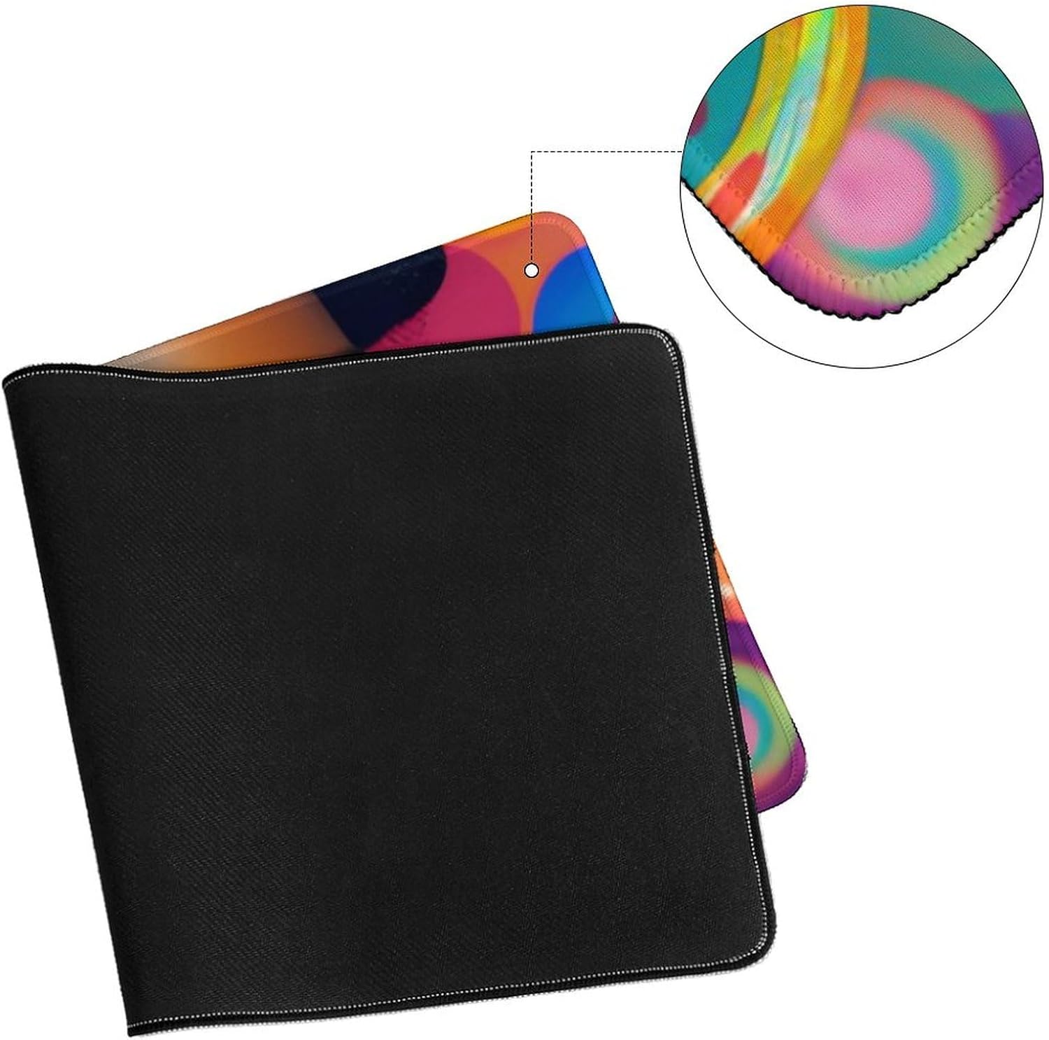 African American Black Art Colorful Fashionable Anti Slip Table Mat, Waterproof Mouse Protection Pad 30x60cm