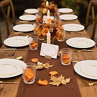 Vista 50 de I00000 60PCS Clear Gold Dessert Plates, Clear Plastic Plates with Gold Rim 7 Inch, Fancy Disposable Wedding Plate Heavy Duty for Thanksgiving