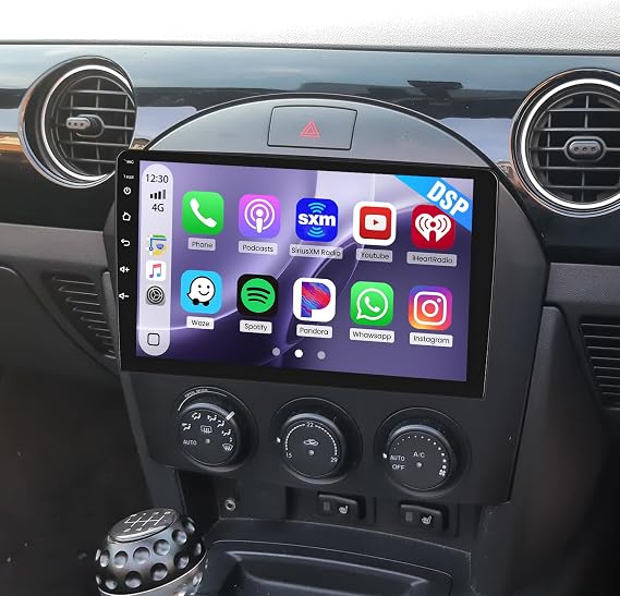 [DSP & EQ] 2+64G Car Radio Stereo for Mazda MX-5 Miata 2006-2015 Wireless Carplay Android Auto, 9 inch IPS Touch Screen Head Unit Radio with Bluetooth GPS Navigation FM RDS WiFi SWC