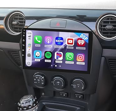 [DSP & EQ] 2+64G Car Radio Stereo for Mazda MX-5 Miata 2006-2015 Wireless Carplay Android Auto, 9 inch IPS Touch Screen Head Unit Radio with Bluetooth GPS Navigation FM RDS WiFi SWC