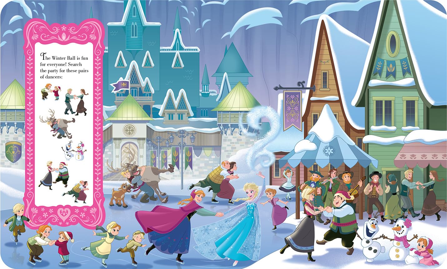 Disney Princess, Frozen, Minnie Mouse - Little First Look and Find Activity Books 3-Book Set - PI Kids image 3
