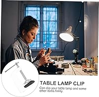 Vista 3 de Abrazadera de montaje de mesa de escritorio para micrófono, abrazadera en C, clip de retención de metal resistente, fácil de instalar