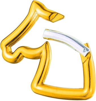 2" Aluminum Car Keychain D-Ring Spring Loaded Gate Carabiners Hook Clip Snaphook Holder