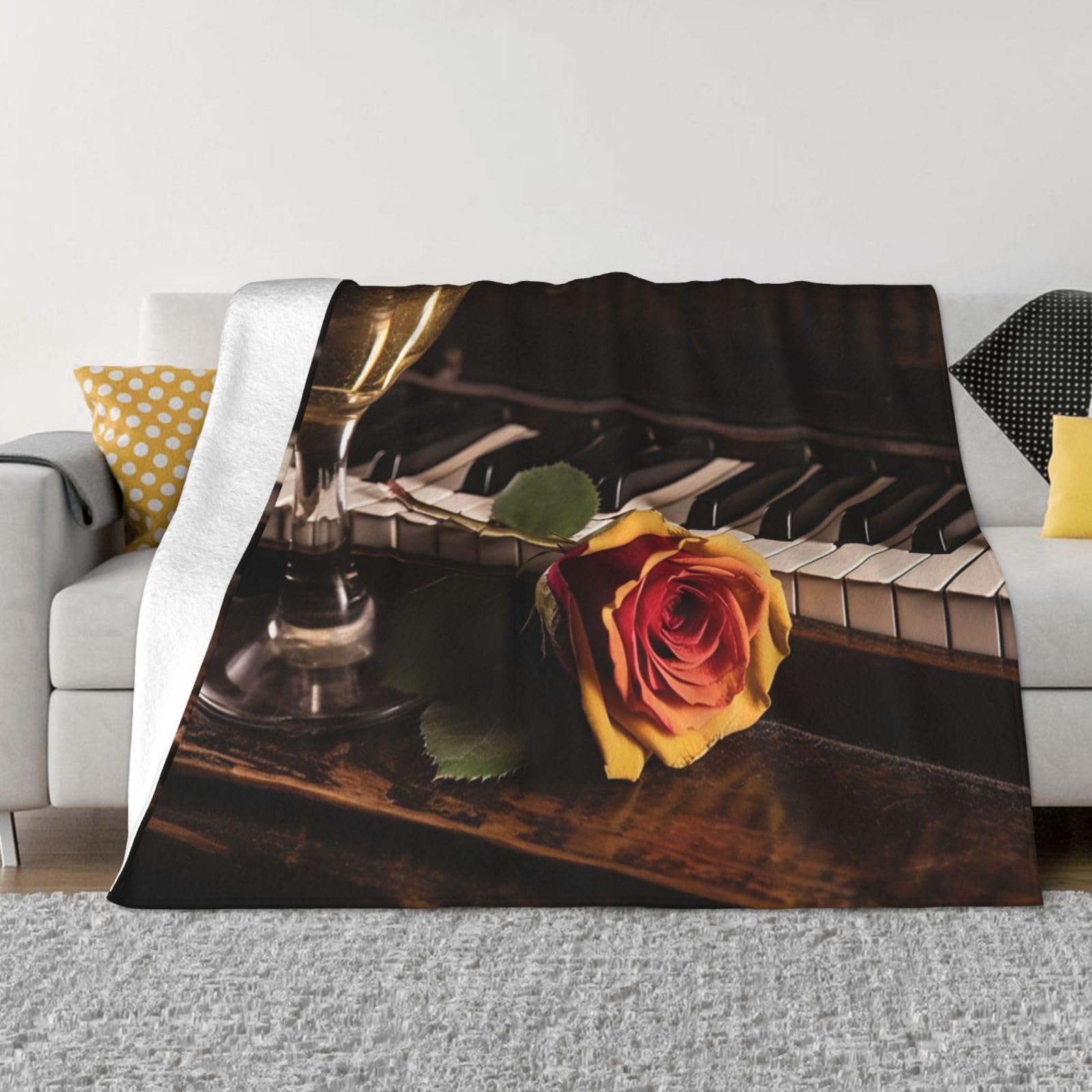 Couverture en peluche pour canapé idéale pour les soirées d'hiver