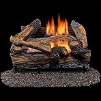 Duluth Forge DLS-18R-1 Dual Fuel Ventless Fireplace Logs Set with Remote Control, Use with Natural Gas or Liquid Propane, 30000 BTU, Heats up to 1000 Sq. Ft, Split Red Oak, 18 Inches