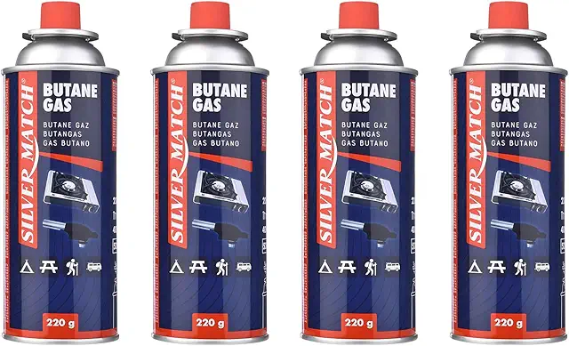 HIBRON 4 Cartuchos CP250 Gas Butano 220g para Hornillos Camping