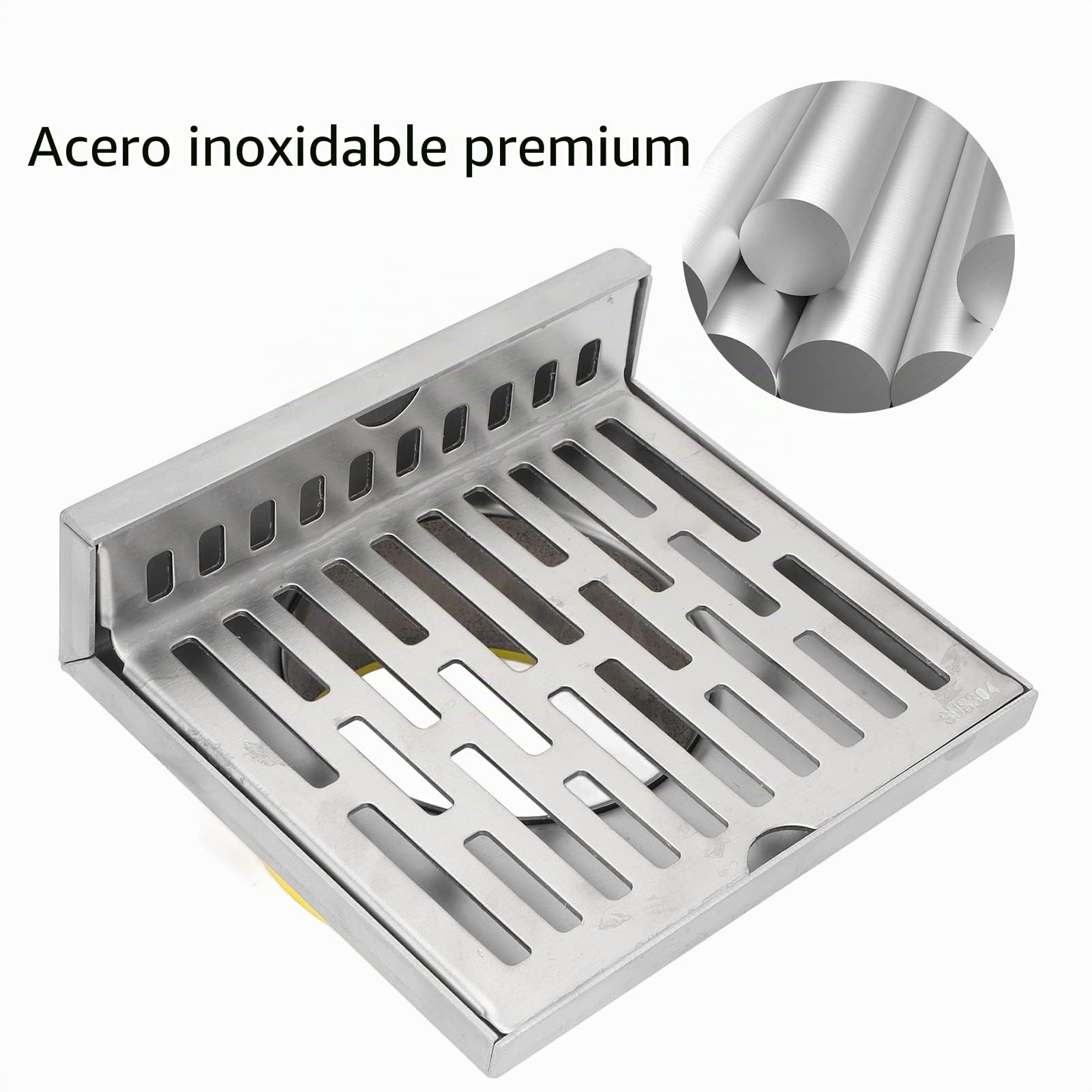 Drenaje De Piso De Esquina, Acero Inoxidable Diseño En Forma De L Duradero Resistente A La Corrosión Drenaje Ampliamente Utilizado, Drenaje De Piso Lateral De Pared Para Esquina De Pared Y E