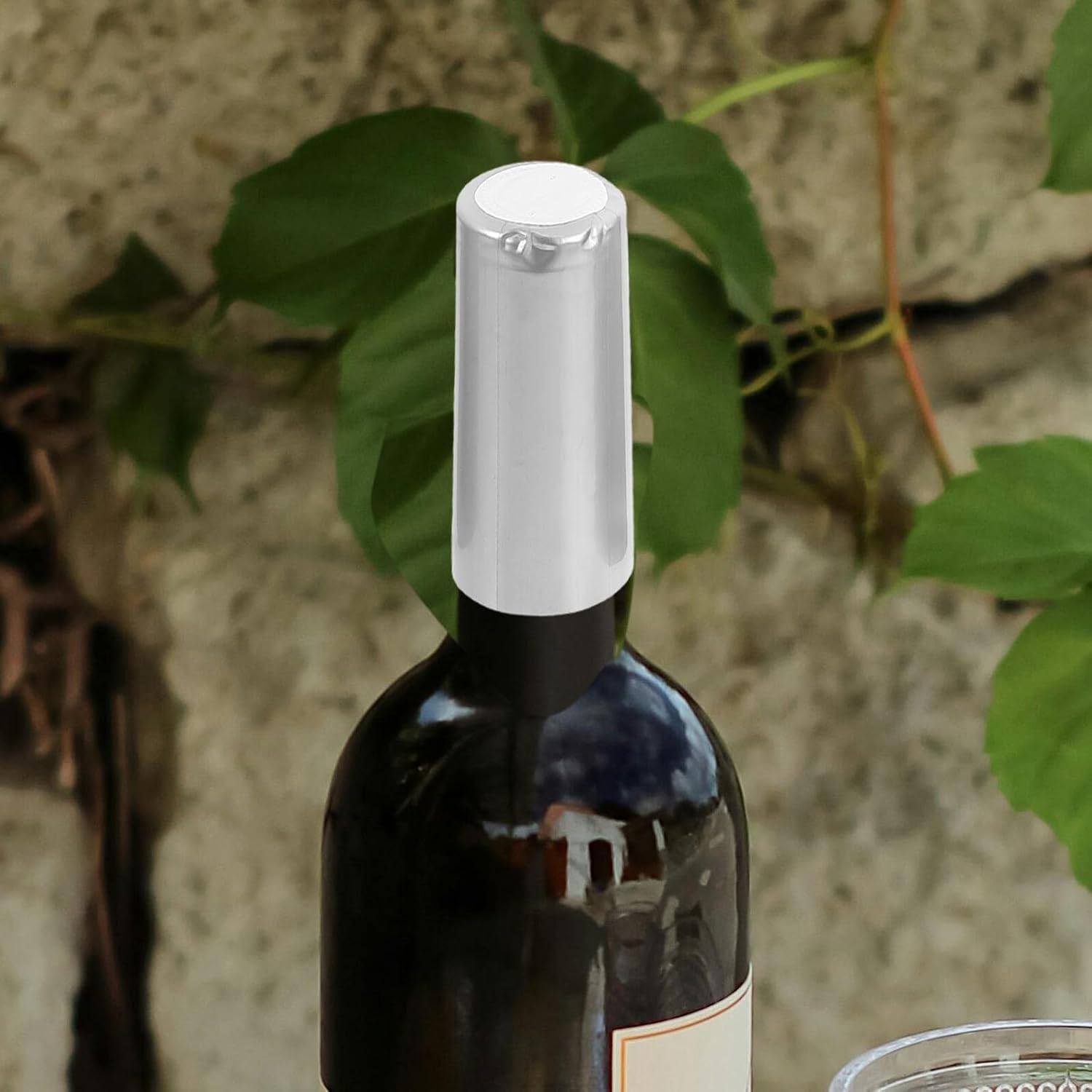 Gadpiparty Reusable T-shape Wine Bottle Stopper with Soft Natural Cork and Pvc Shrink Capsule Wine Sealer for Home and Cellar Compatible with Standard Bottles