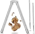 Nut Cracker Tool,Stainless Steel Nut Crackers for All Nuts Walnuts Seafood