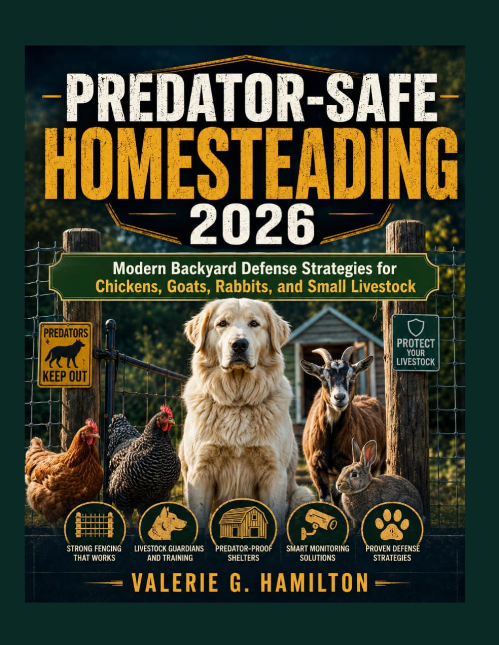 PREDATOR-SAFE HOMESTEADING 2026: Modern Backyard Defense Strategies for Chickens, Goats, Rabbits, and Small Livestock