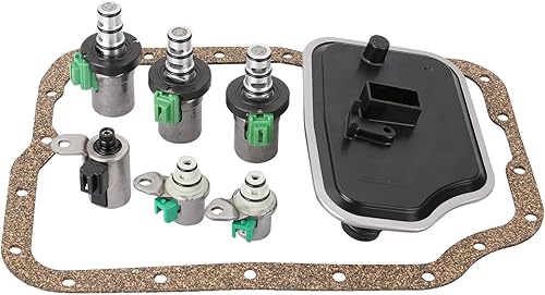 Miniatura 3 de 4F27E FN4AEL Kit de servicio de filtro de solenoide de cambio trans compatible con Focus Protege 99-On