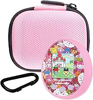 Vista 6 de WERJIA Estuche de transporte de almacenamiento duro para Tamagotchi On Interactive Pet Game (rosa)