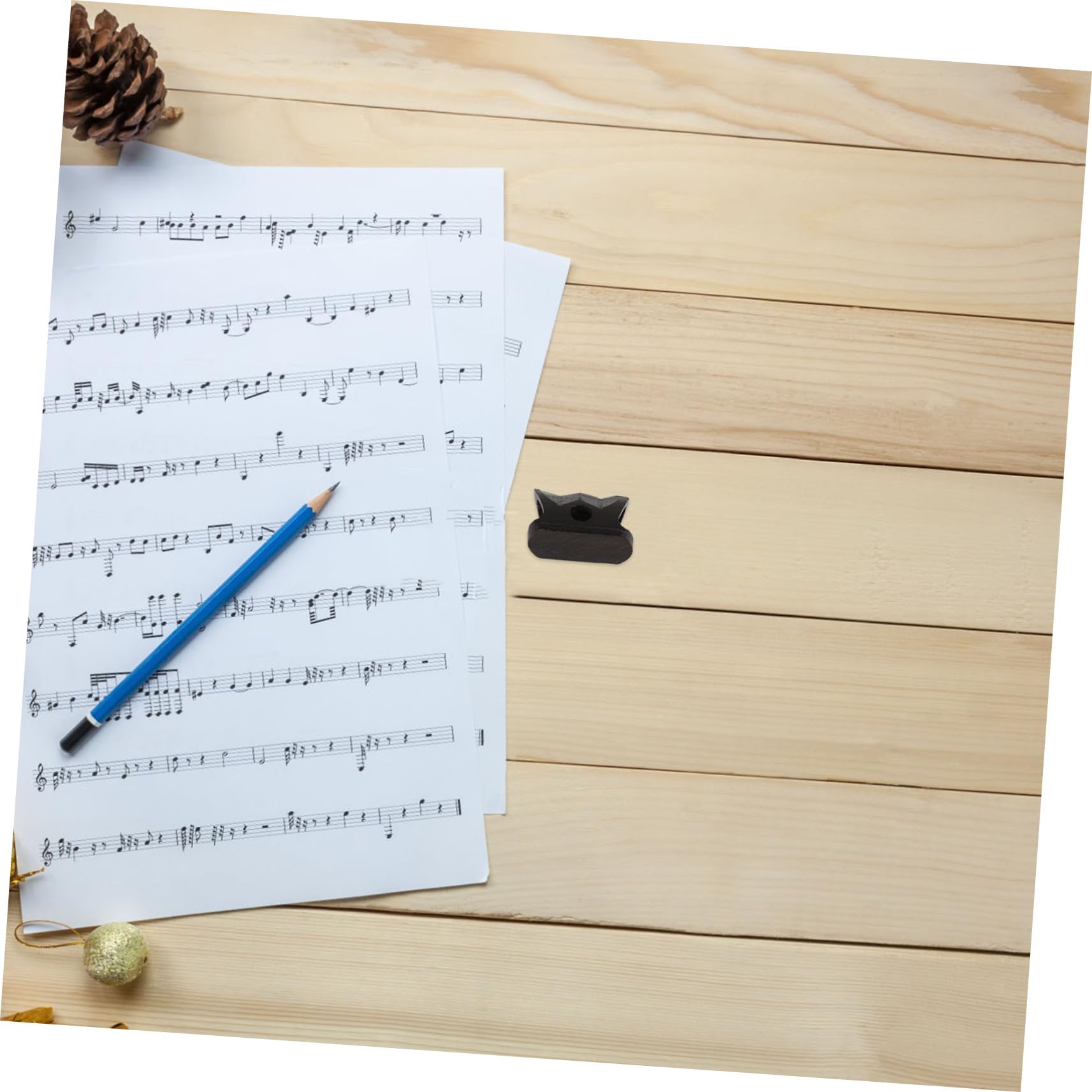Toyvian Mini Drewniany Mostek Erhu Akcesorium Do Wymiany Dla Tradycyjnego Instrumentu Muzycznego Poprawa Jakości Dźwięku Heban