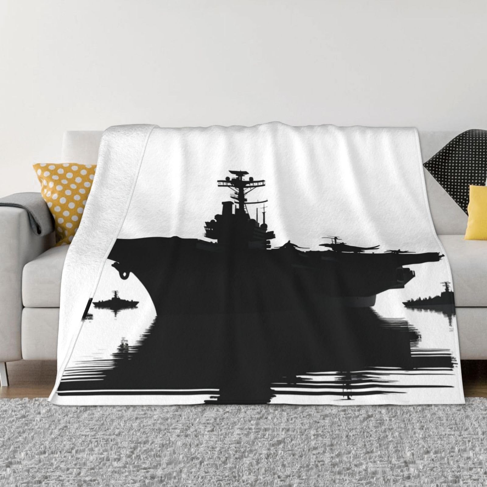 Plaid porte-avions chaud et confortable pour vos soirées cocooning de salon