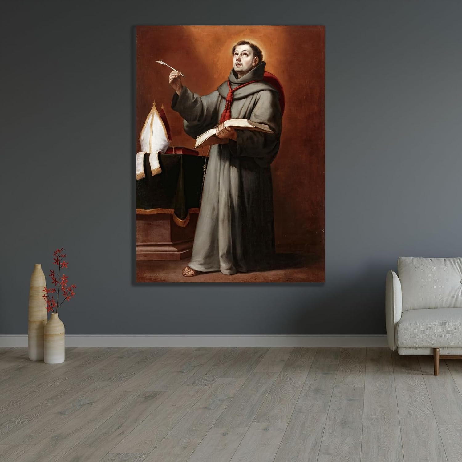 ArtDirect Saint Bonaventure Unframed Art Print Giclee Poster by Bartolomé Estebán Murillo - Ready for Framing with Customization Sizes 7x10, 10x14, 15x20, 24x33, 35x48 and 44x60 inches