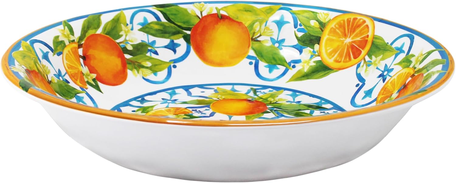 Le Cadeaux Luxury Melamine Salad Bowl, Valencia