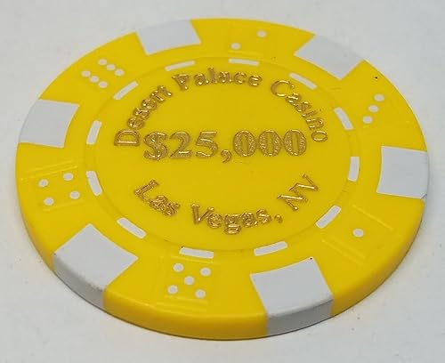 Miniatura 2 de Fichas de póquer - (25) $25,000 Desert Palace 0.41 oz compuesto de arcilla