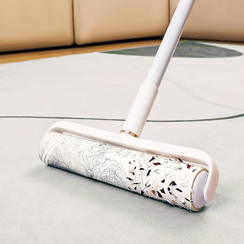 Miniatura 3 de Recambios de rodillo de pelusa grande de 9.45 pulgadas para rodillos de pelusa de 9.4 a 9.5 pulgadas de ancho para pelo de mascotas, recambio de