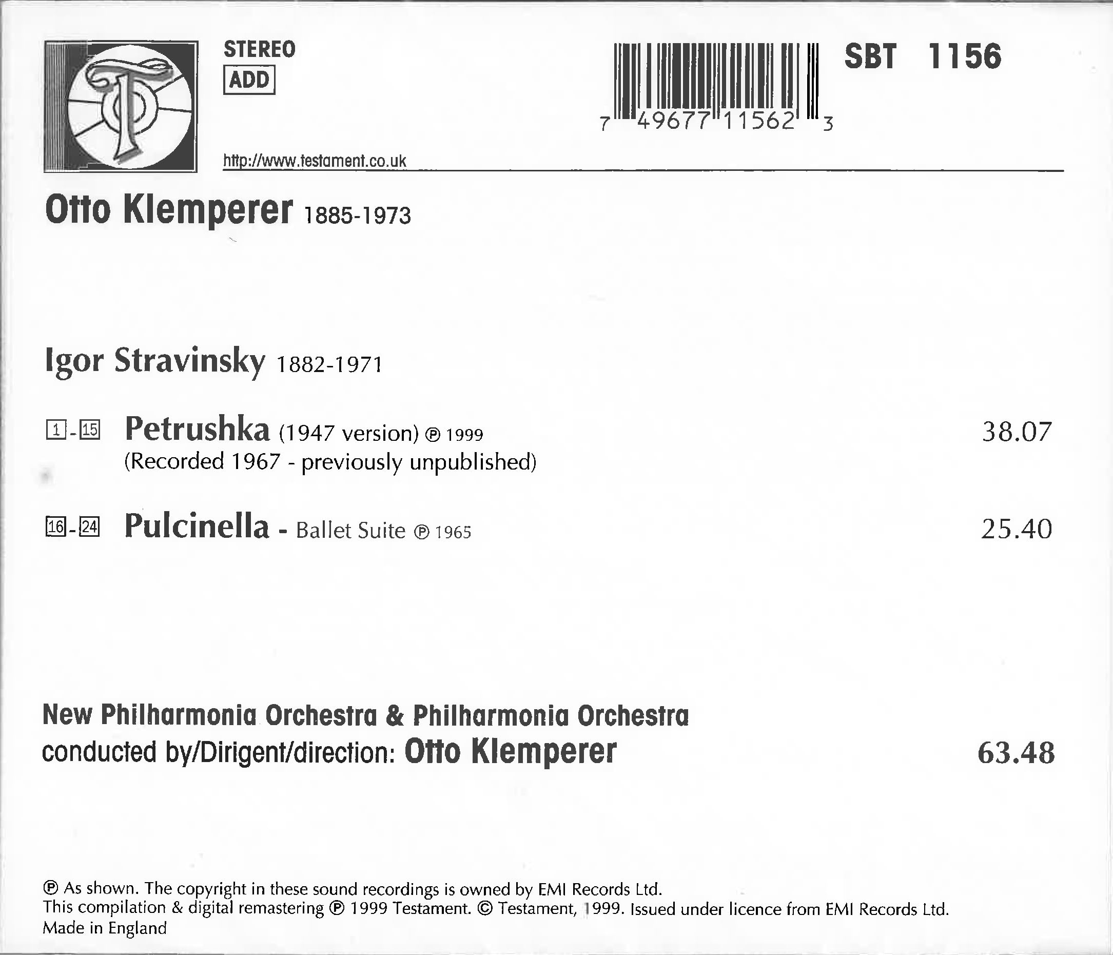 Petruschka / Pulcinella