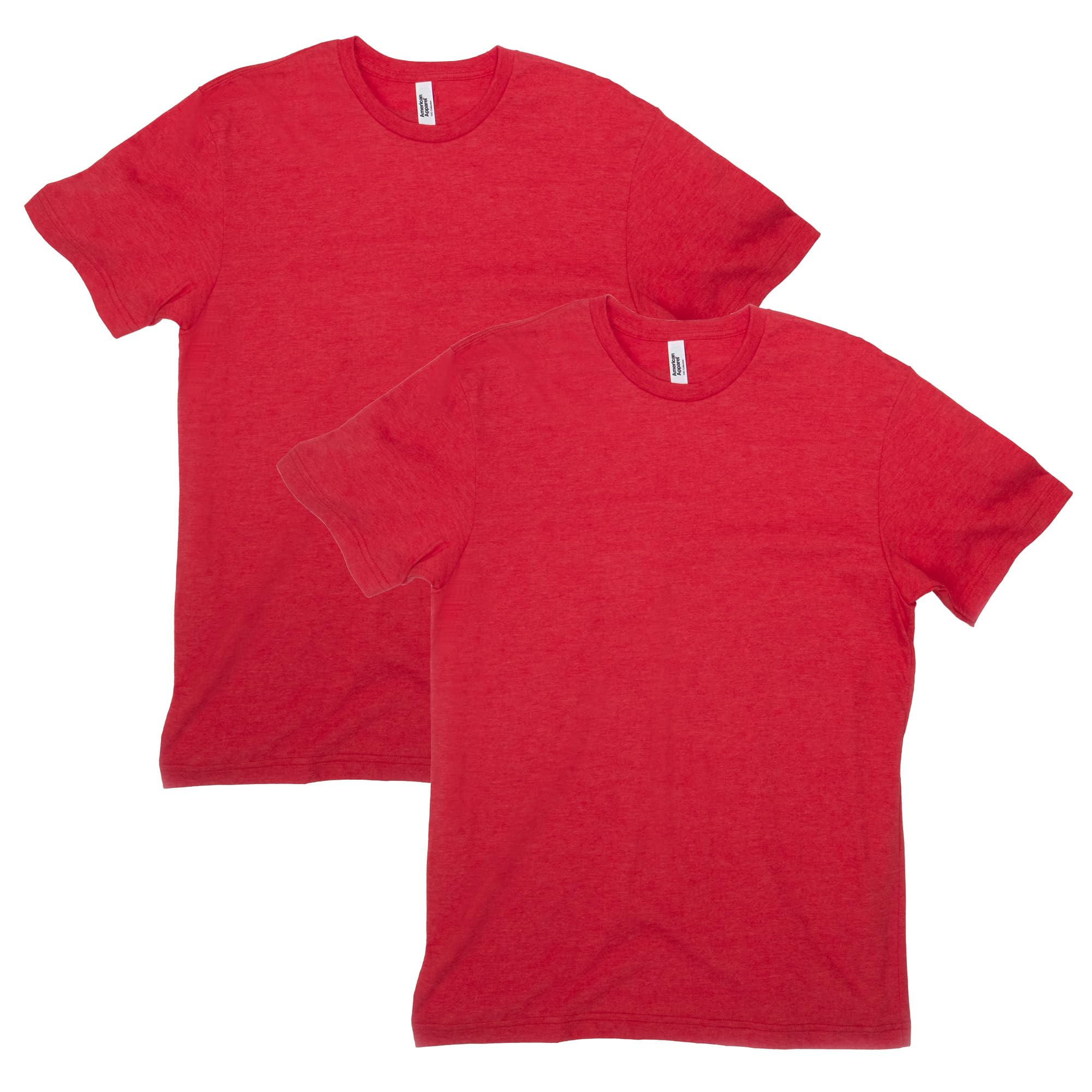American Apparel Unisex Adult CVC T-Shirt, Style G2001cvc, 2-Pack