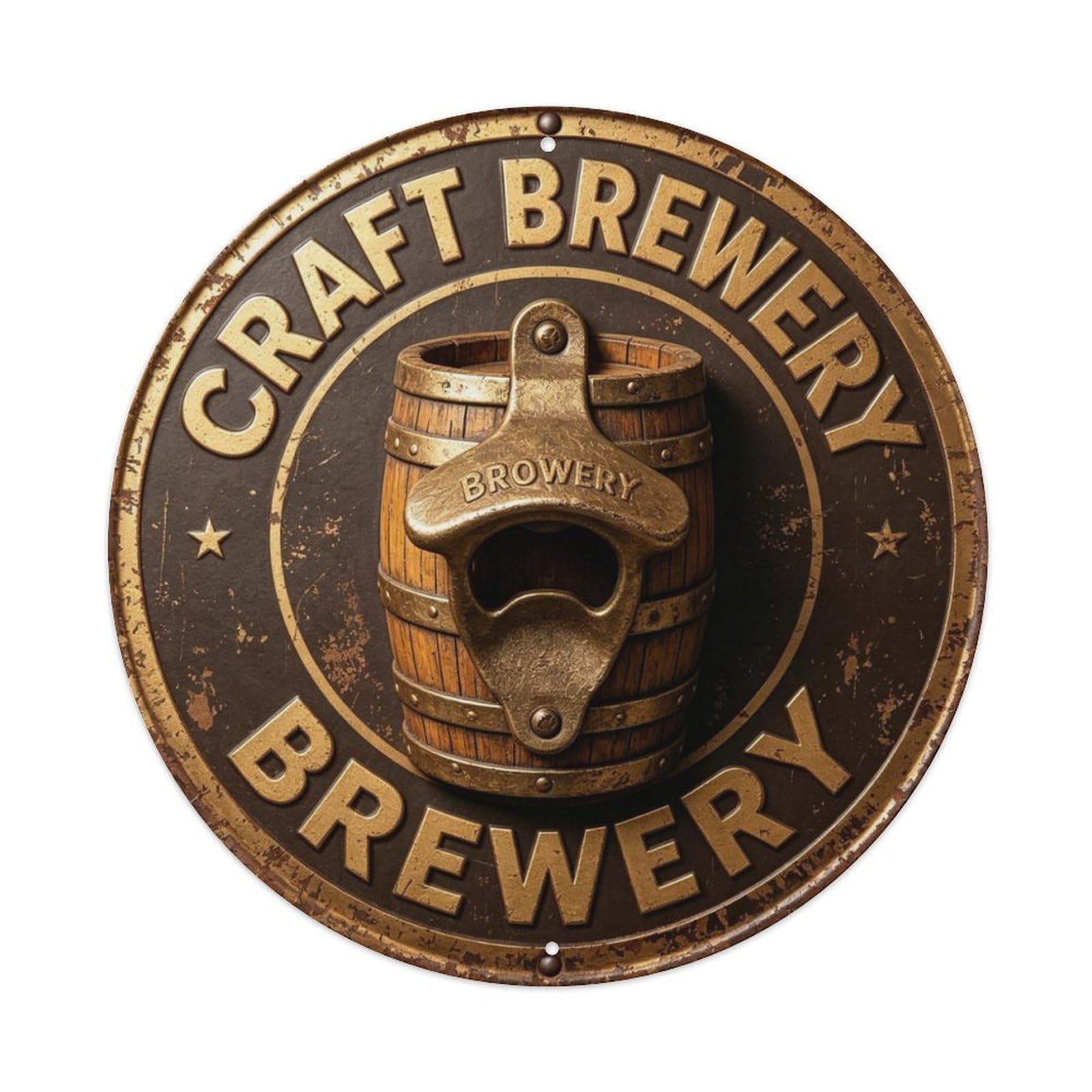 Craft Brewery Metal Tin Sign Plaque