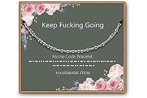 ASELFAD Morse Code Bracelets for Women