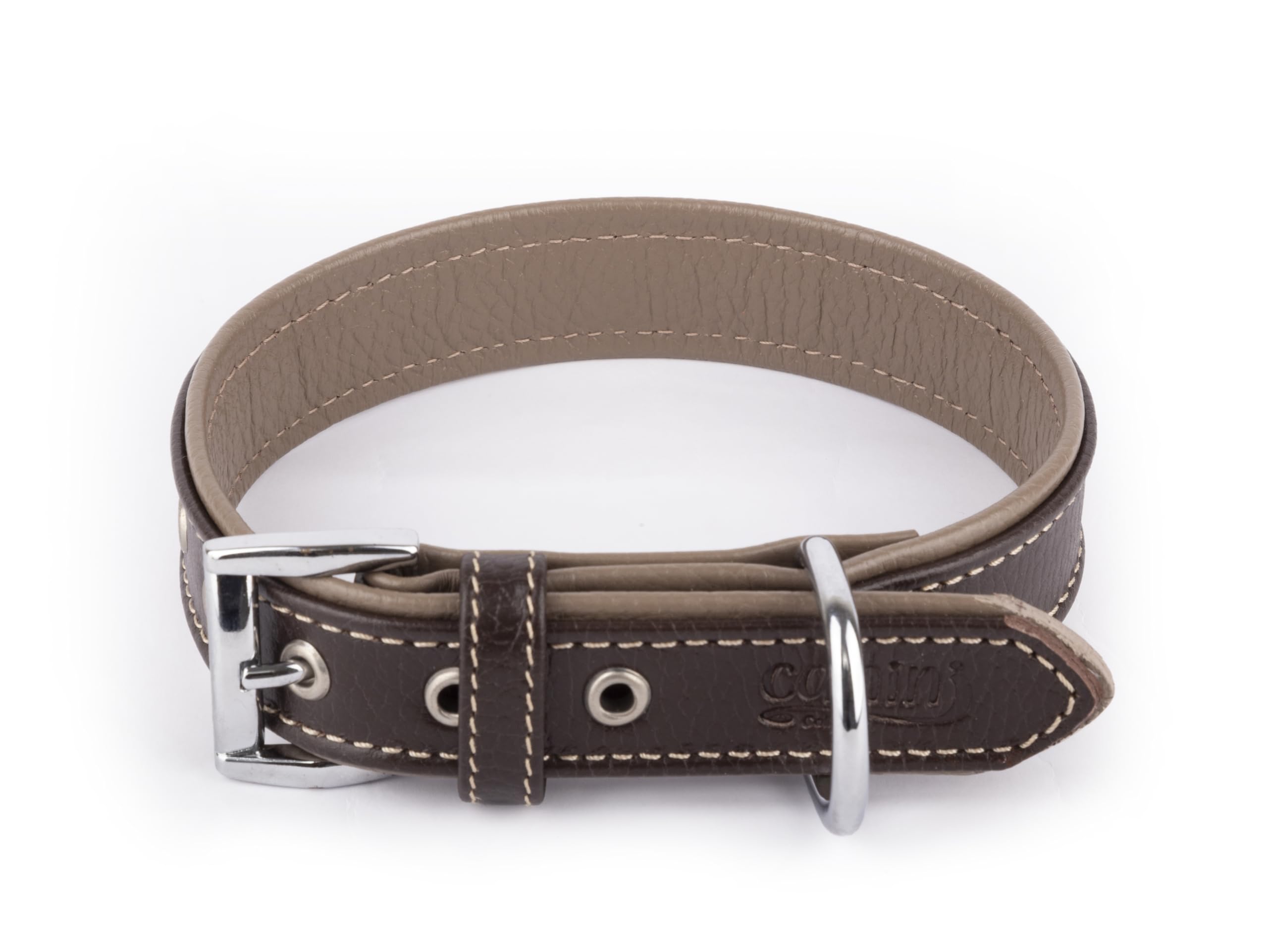 Canini Collar Hakiki Flotter Deri Köpek Tasması, Çift Katlı…