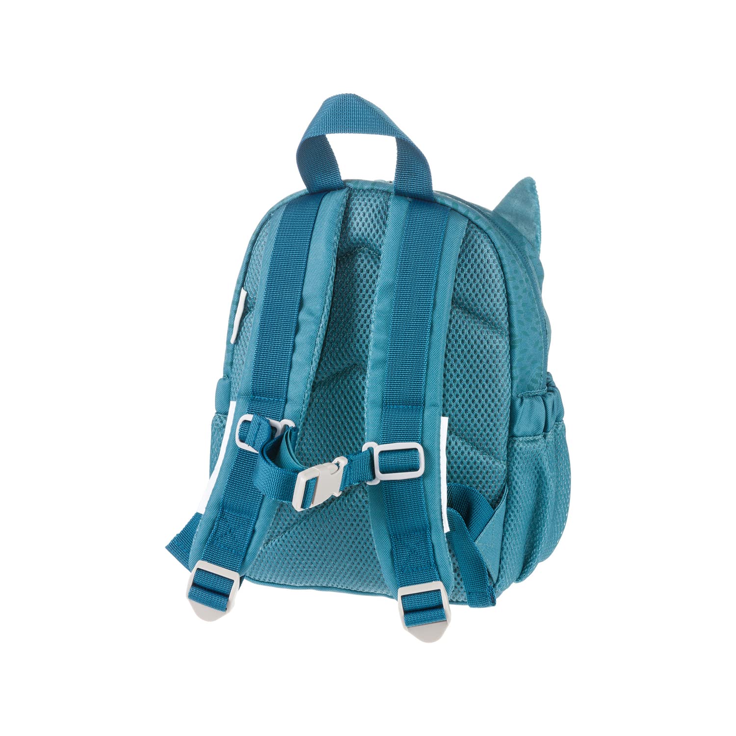Schneiders 49460-064 - Sac à dos pour enfants Mini Wolf, env. 18,5 x 27 x 11 cm, sac à dos pour enfants d'un volume de 6 litres, 2 compartiments et 2 poches latérales, bleu