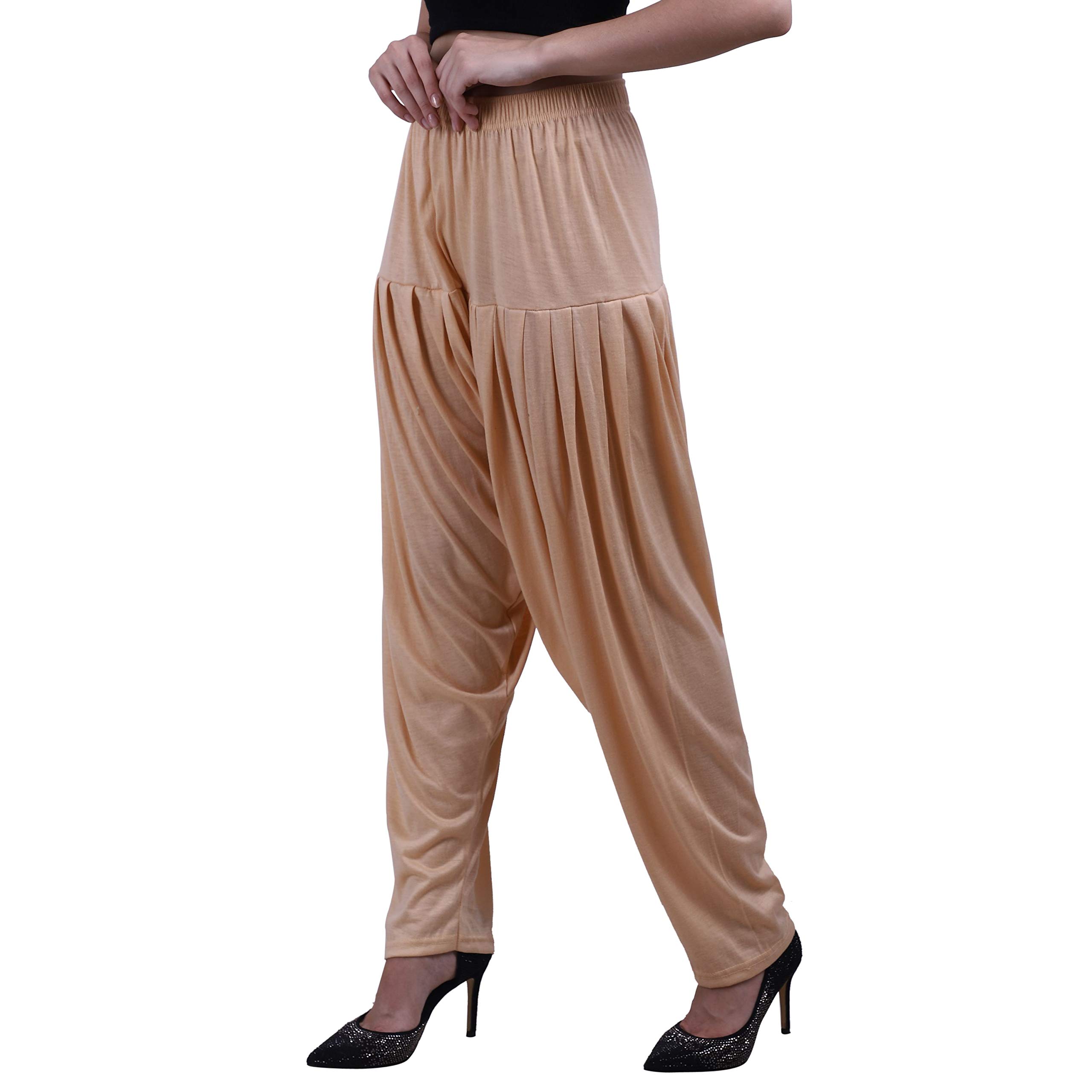 casuals Women's Viscose Patiala Pants; (Light Skin; 4XL) Regular-picture-6