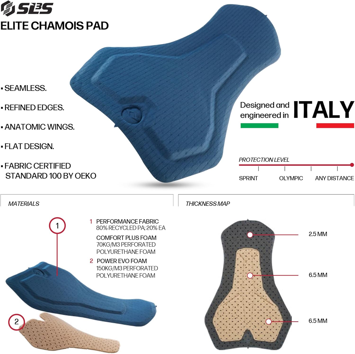 SLS3 Triathlon Suits Mens Elite Aero Tri Suit Men - Trisuit Triathlon - Full Zip, Aero Sleeves, Internal and Rear Pockets - Image 3