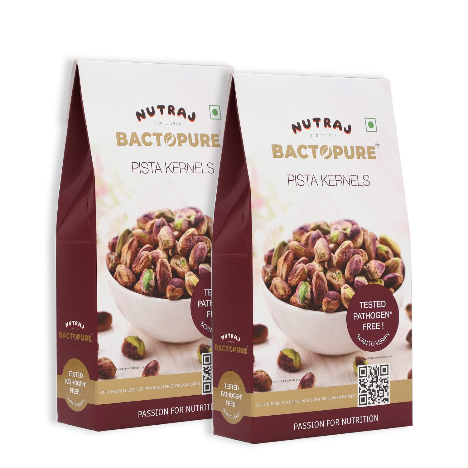 Nutraj Bactopure Pista Kernels 200g (100gx2)| Pathogen Free | 100% Natural and Premium (B09YYRGM4T) Amazon Price History, Amazon Price Tracker