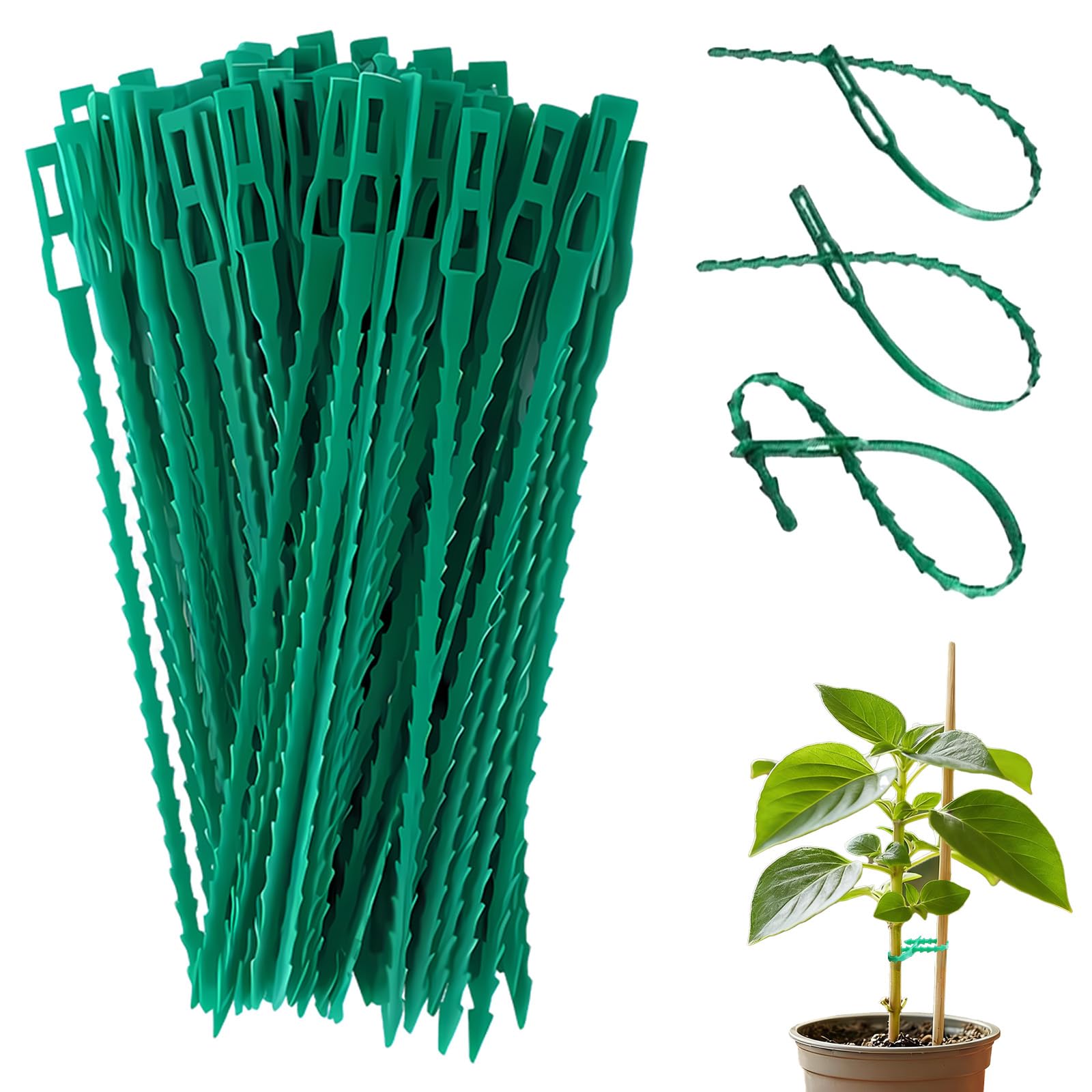 Raccordi per Piante Regolabili Twist Ties 17 cm 100 Pezzi