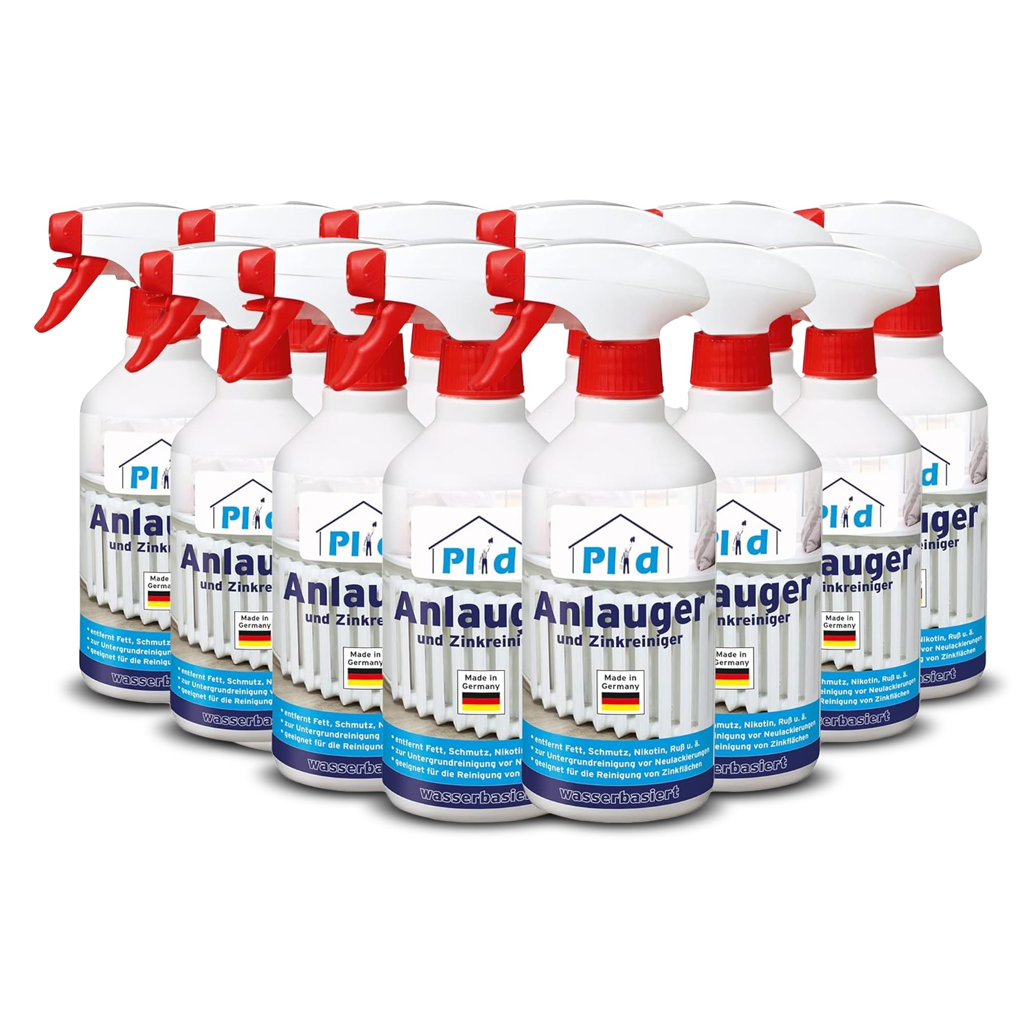 prinzcolor Limpiador de zinc prémium Anlauger desengrasante, limpiador activo, incoloro, 6 l