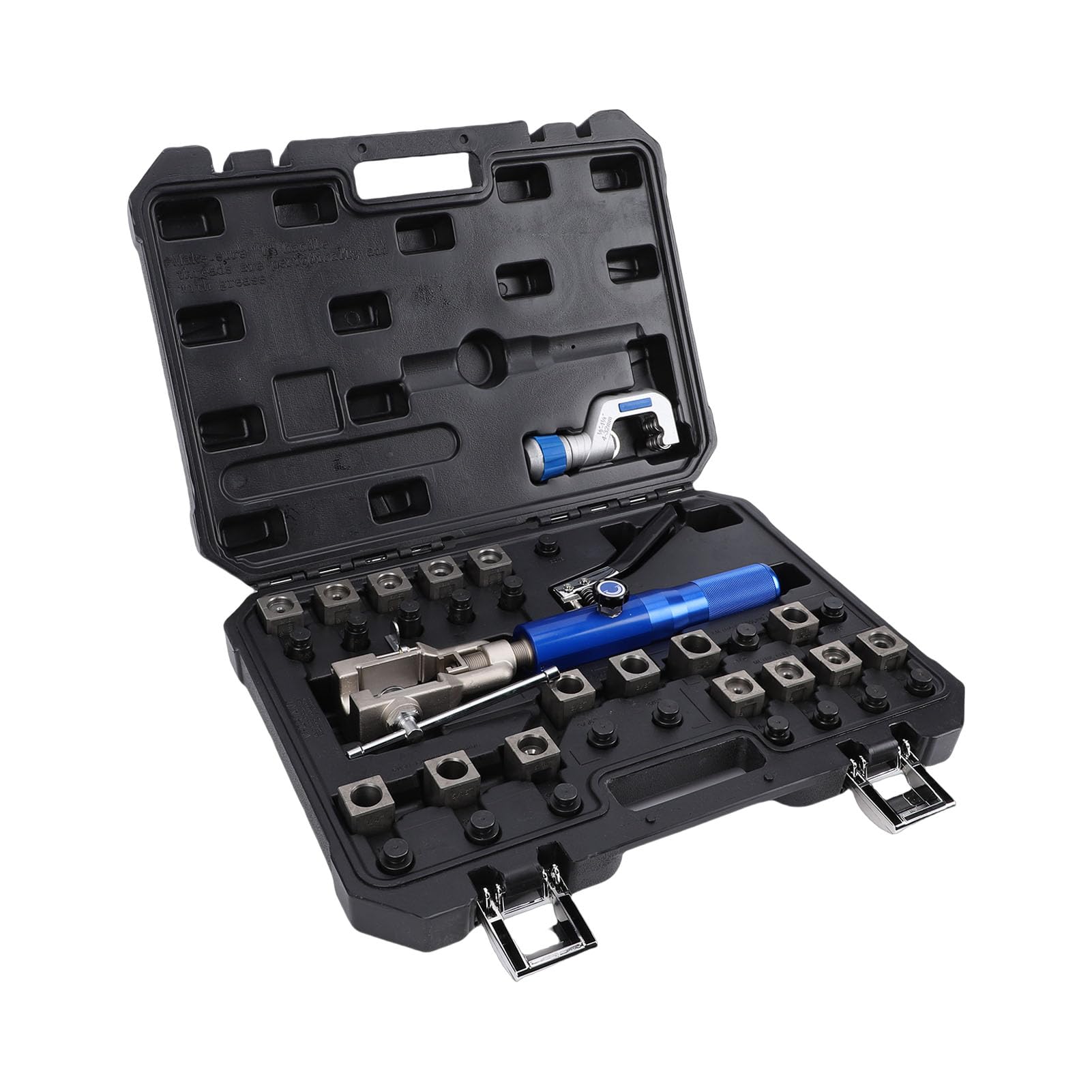 Kit de Herramienta de Abocardado Hidráulico 45° para Doble y Simple Abocardado en Líneas de Freno, y Transmisión con Cilindro Hidráulico Cortatubos