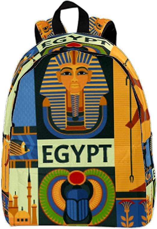 Large Travel Backpack Laptop Backpack egypt pyramid School Bag