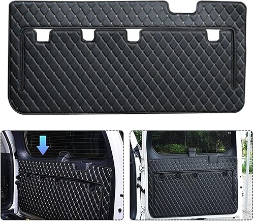 Tapete de carga para puerta trasera de maletero y portón trasero, tapete de lodo compatible con Toyota Land Cruiser Prado 150 2010-2018 (color negro)