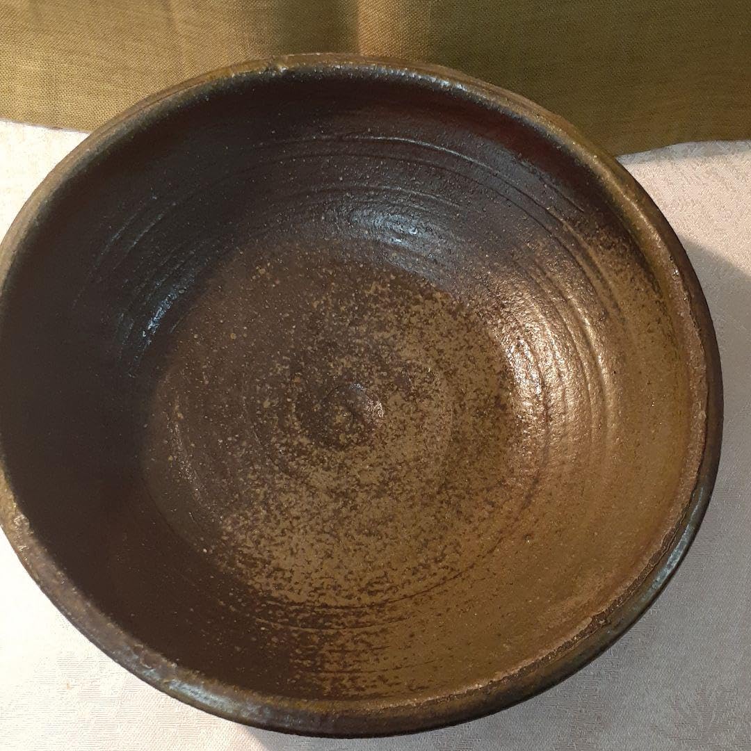 Tamba Ware Deep Bowl by The Late Ishida Toharu