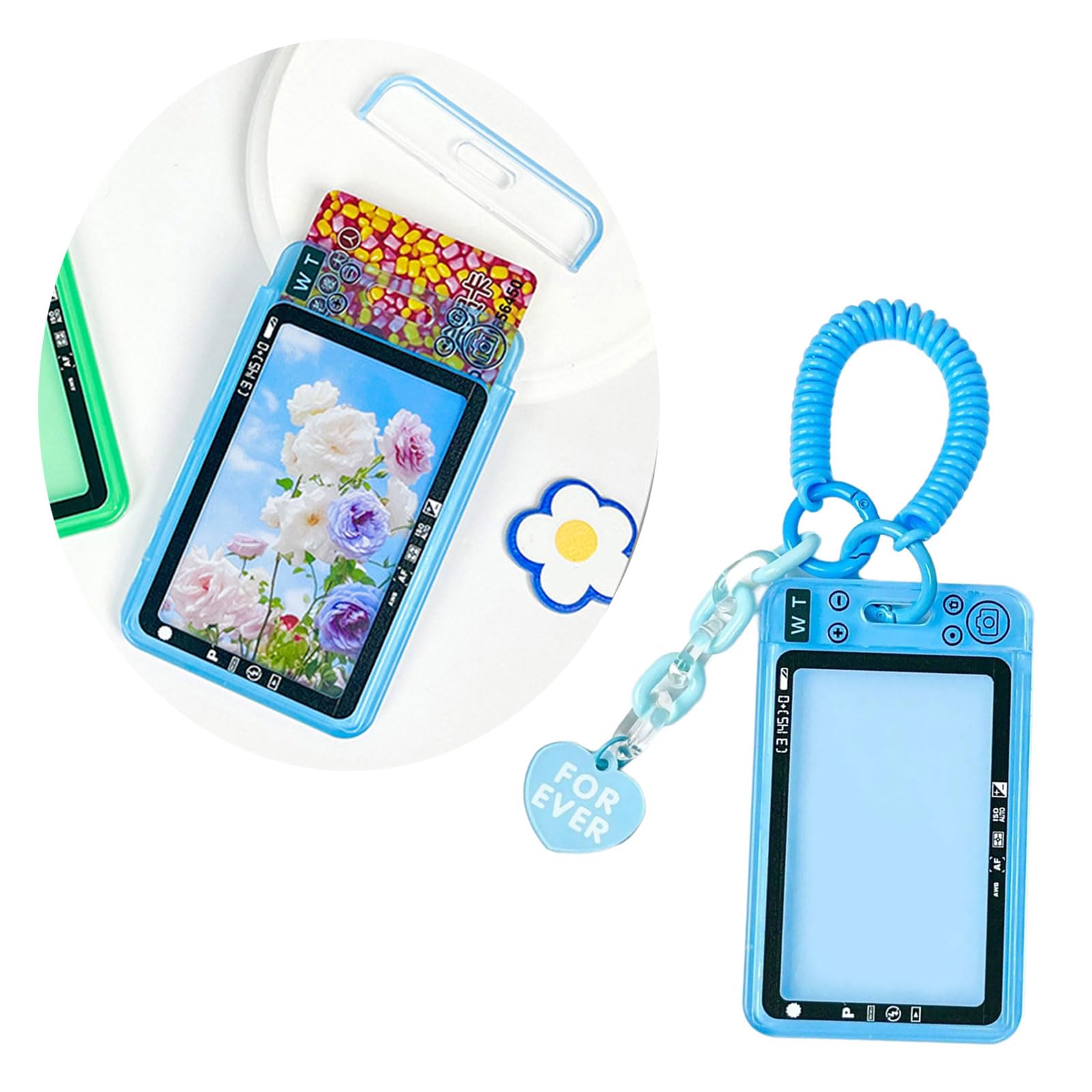Amazon.com: TENYELE Photocard Holder with Pendant and Retractable