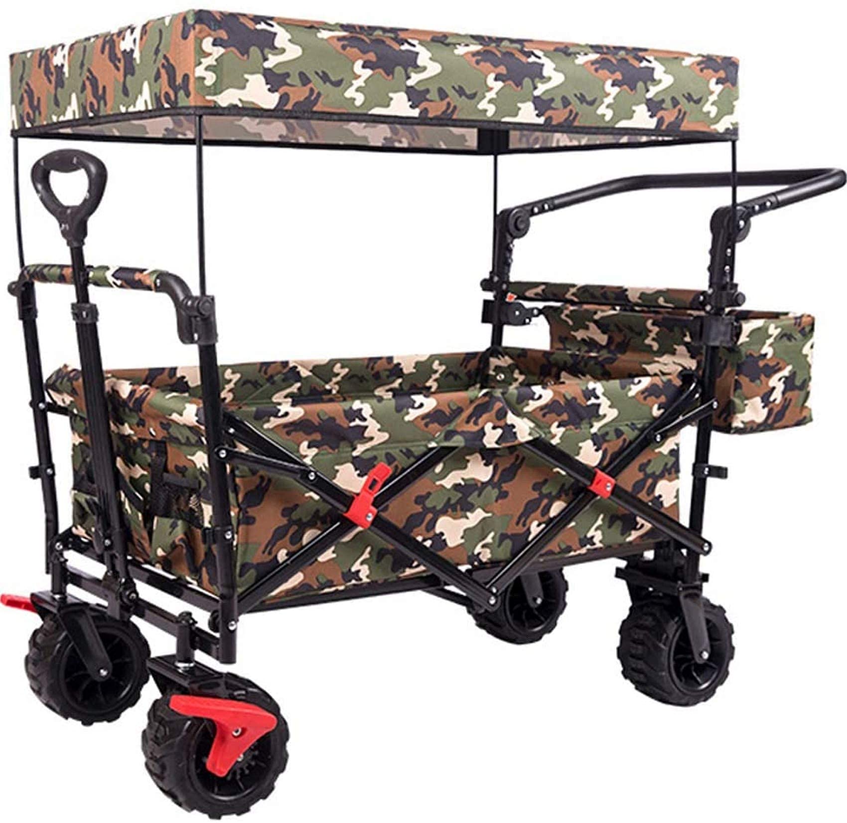 Buy Outdoor Collapsible Utility Wagon With Canopy,All Terrain Beach