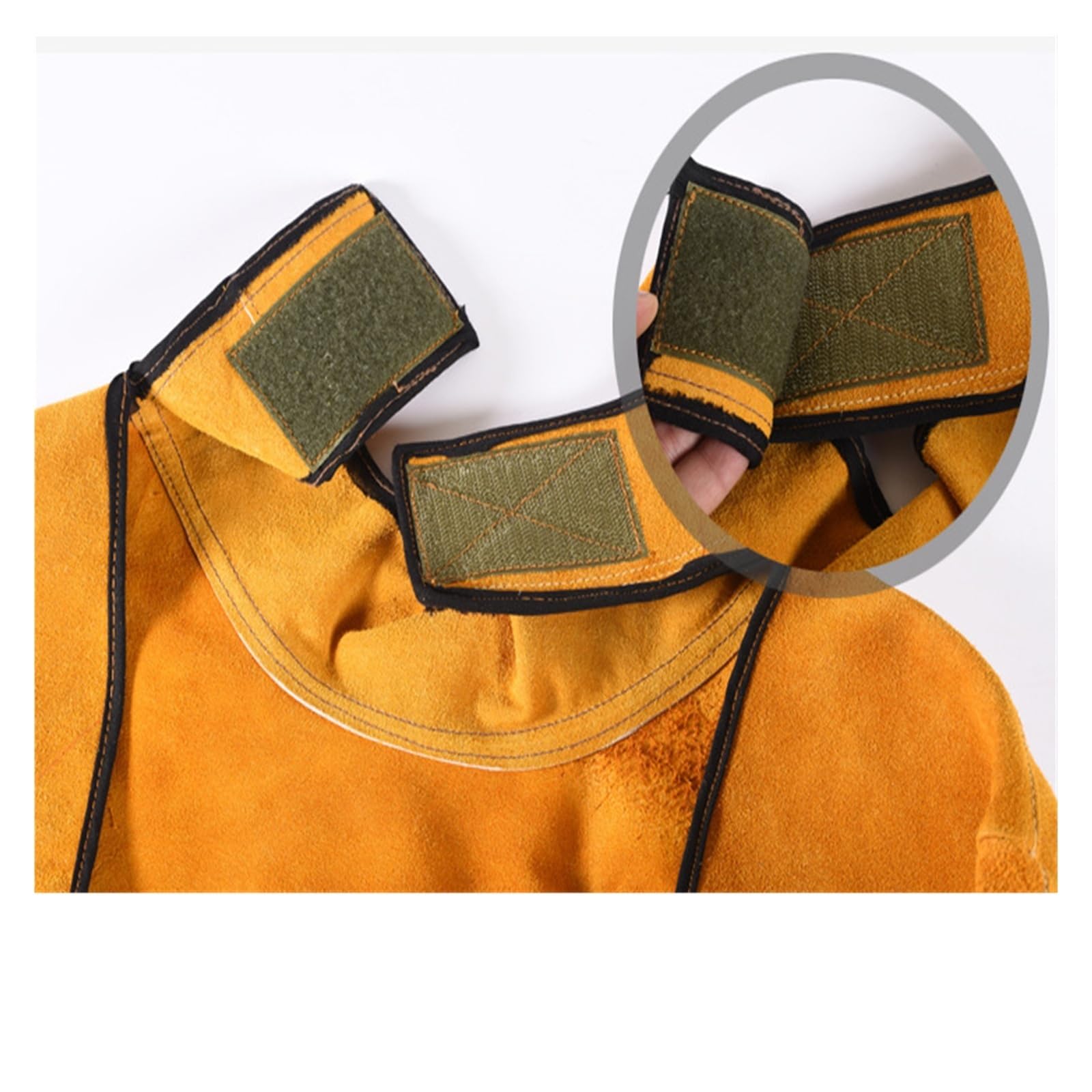 Ropa de soldador cuero, mono ignífugo, delantal y traje protección metal Carpintero, ebanista(L)