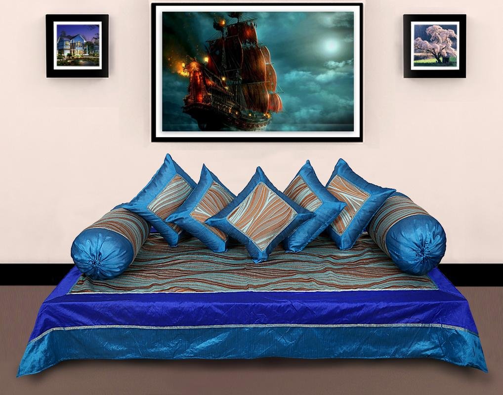 Rustic India Silk Diwan Set : Amazon.in 