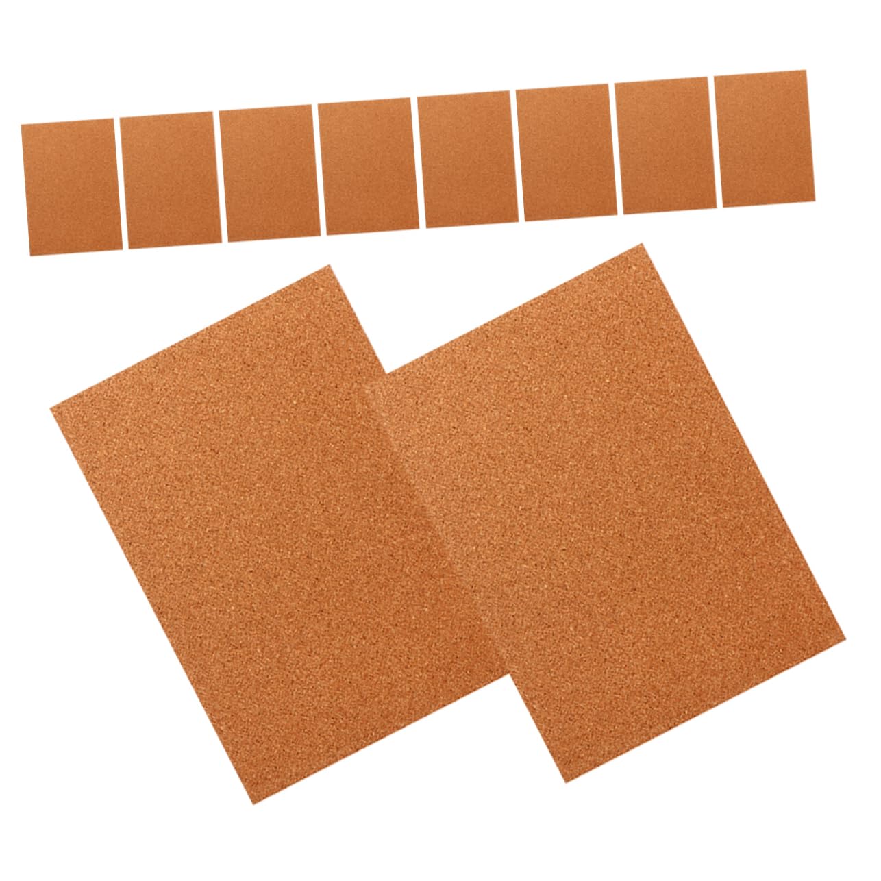 Homoyoyo 10pcs Portable Cork Board Display Board for Office and Home Versatile Announcement Bulletin for Notes Pictures and Reminders