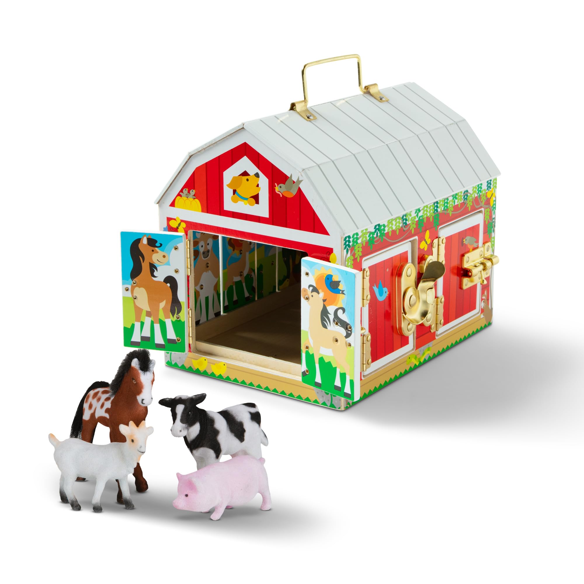 Latches Barn | Developmental Toy | Motor Skills | Problem Solving | 3+ | Gift for Boy or Girl, 10.25” x 9” x 7.5”, Multi - Colour
