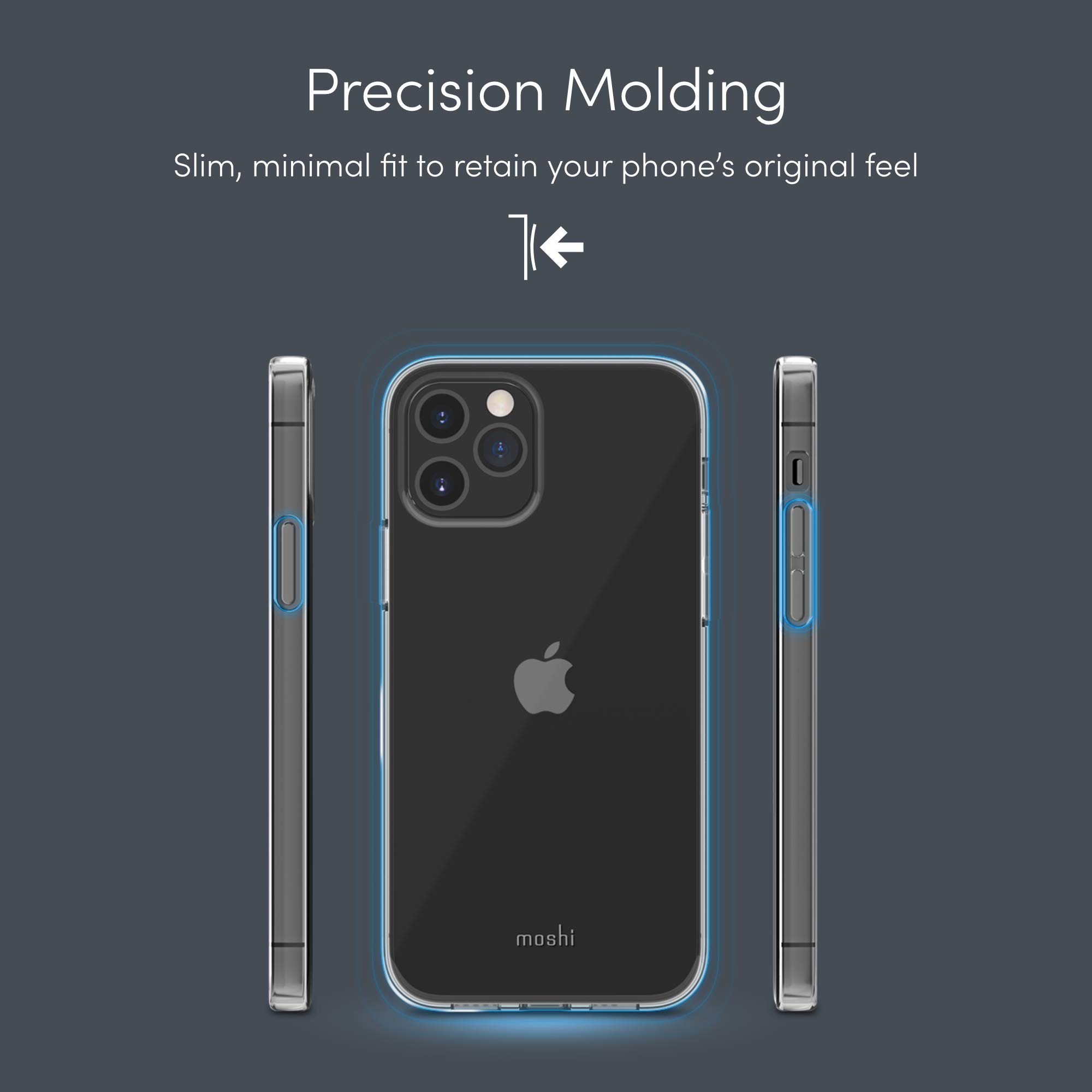 Amazon.com: Moshi Vitros Clear Case Compatible with iPhone 12 Pro
