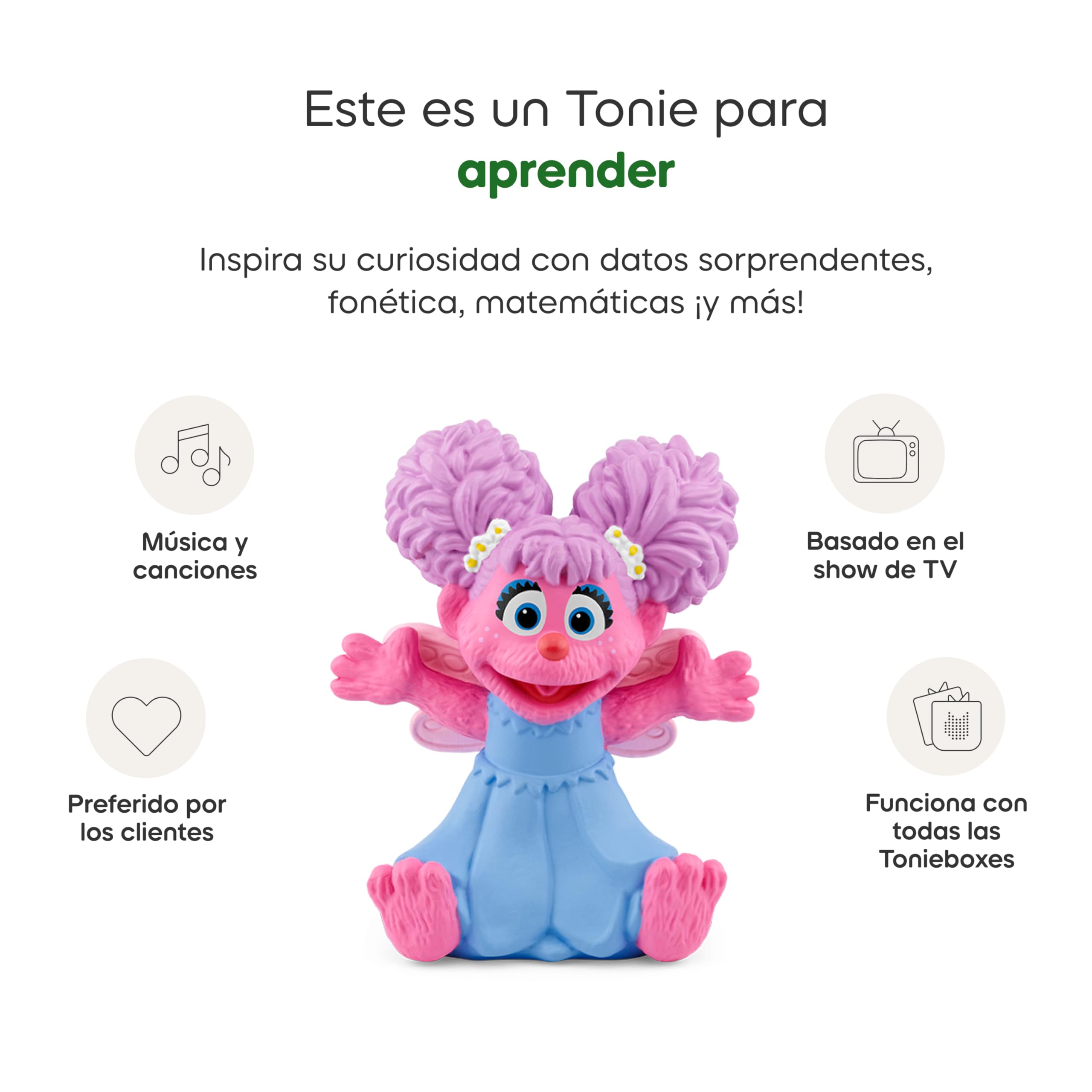Tonies Ulica Sezamkowa: Abby Cadabby Audio Toy Figurka [Hiszpański]