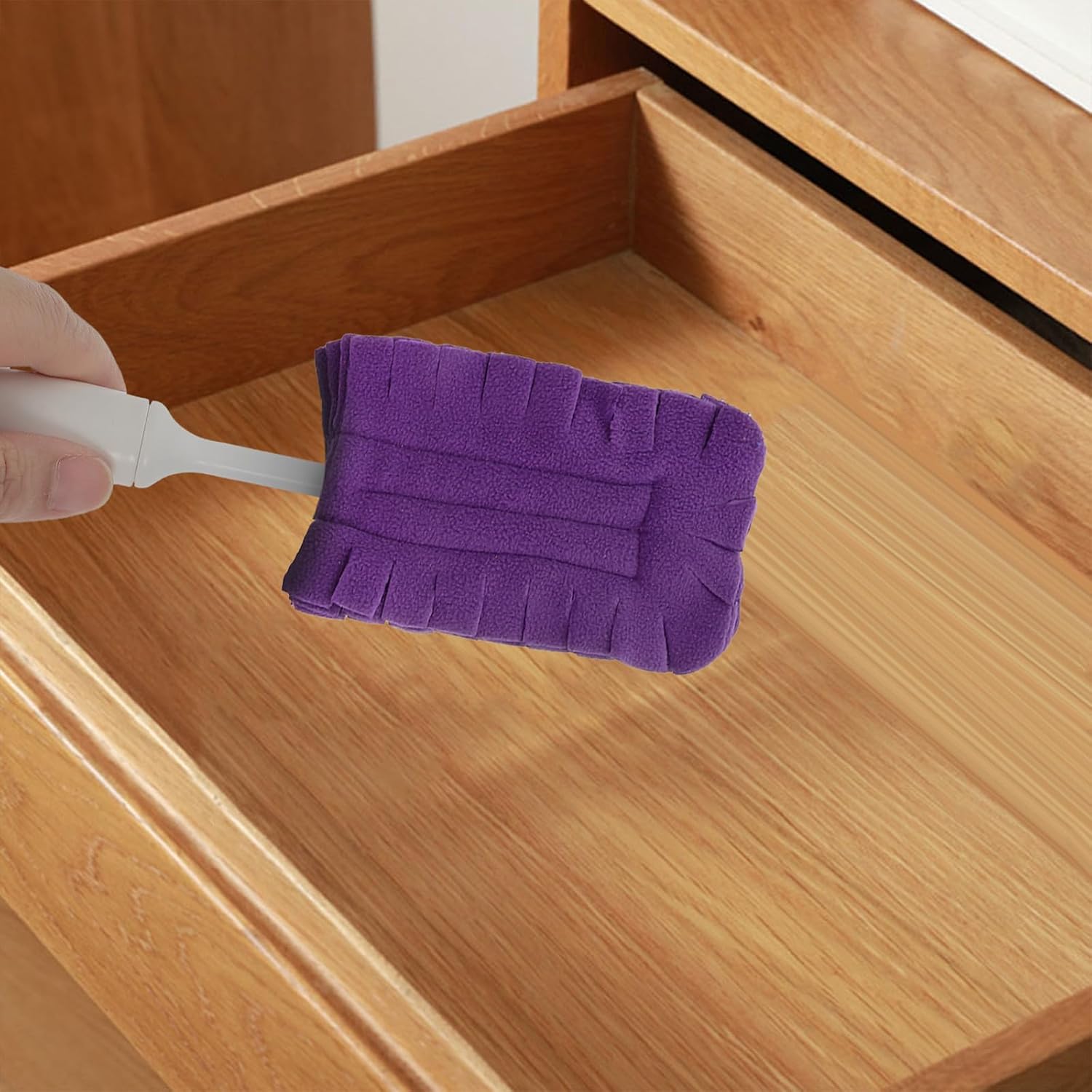 Ciieeo 5pcs Reusable Flannel Duster Refills for Handheld Tools, Heavy Duty and Washable Cleaning Pads, and Gentle Cleaning for Ceiling Fans, Windows, Hardwood Floors, and Kitchen Surfaces