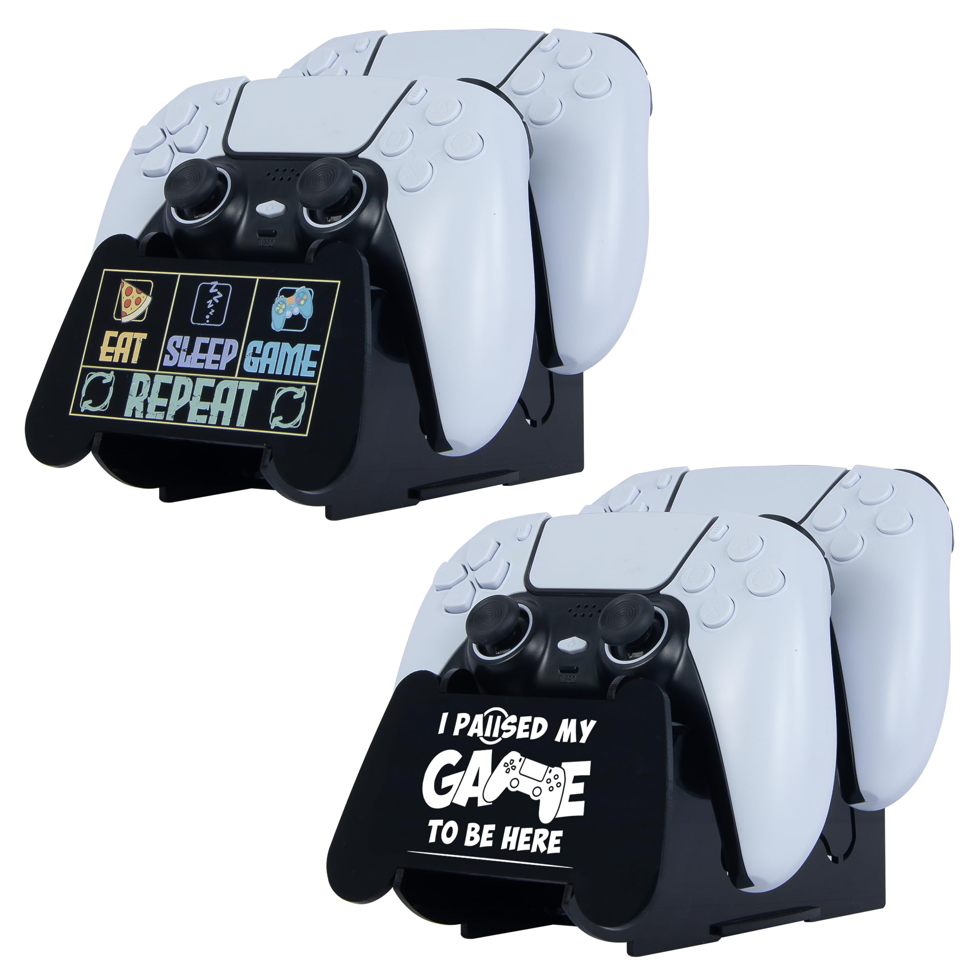 Gooin GlobalGame Controller Holder – 2 Tier Display Stand Accessories PC Gaming Desk Decor Stuff Gamer Gifts for Xbox Series X S, Elite 2, PS5, PS4, PS3, Switch Pro and Almost All Controller